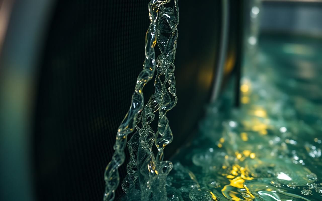 Multi-stage water treatment train at the Salmon Smolt RAS Hatchery