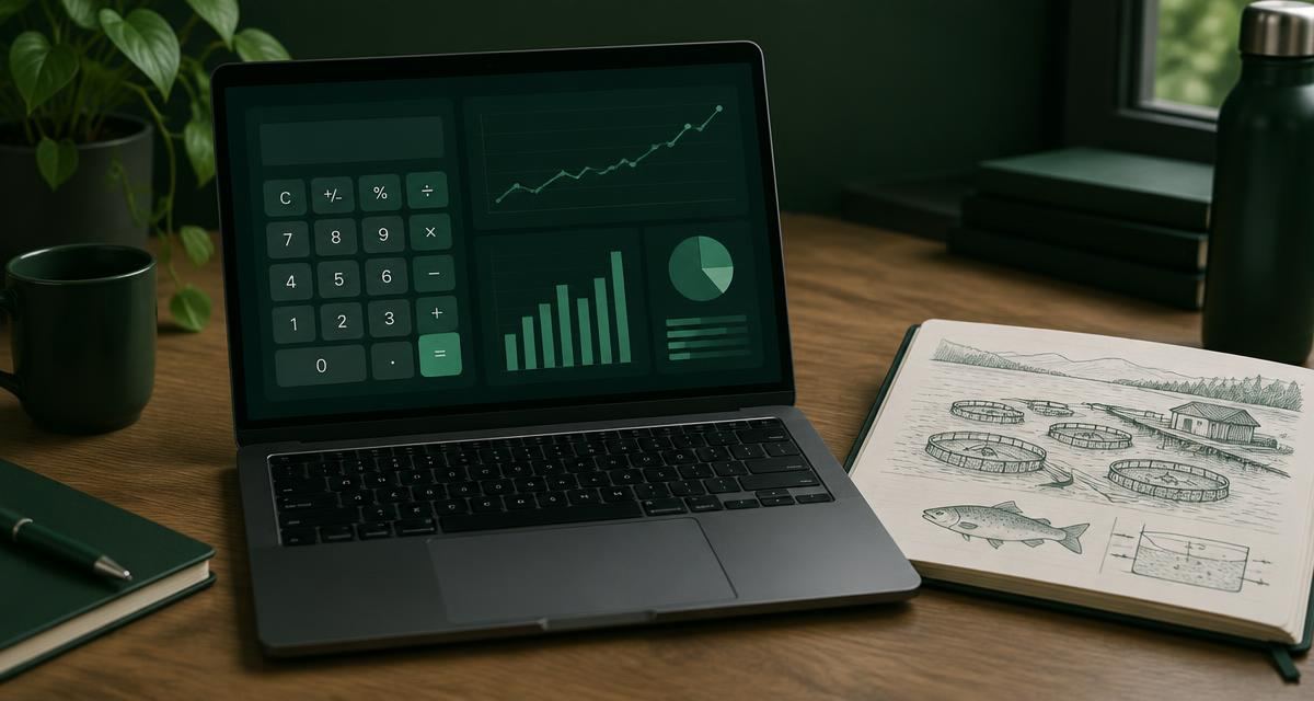 Global Planning of a Fish or Shrimp Farm with Free Calculators: A Step-by-Step Workflow