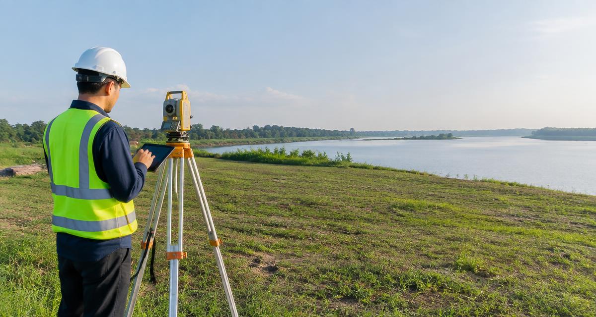 aquaculture site survey near water