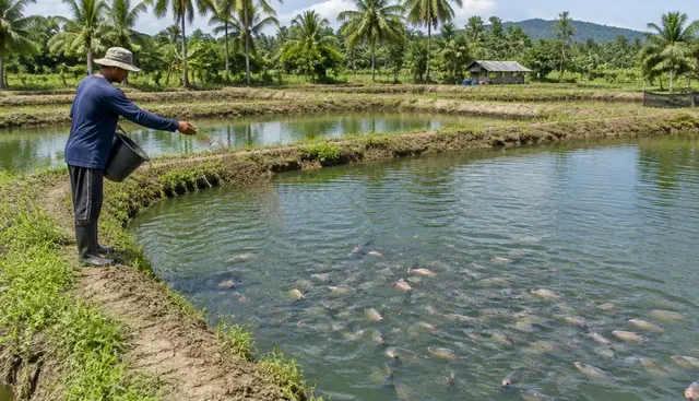 Equipos para tilapia: comparar estanques, tanques y RAS